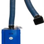 Mobile Welding Fume Extractor Aviation Dust Compressed air Cleaned 230V 1.1 kW